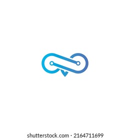 Owl Tech Digital Minimal Simple Logo Modern for Technology IT Industry Software development etc