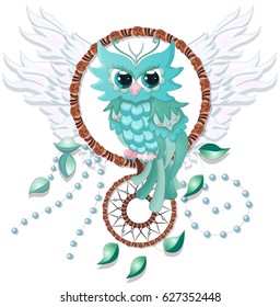 Owl totem Dreamcatcher.