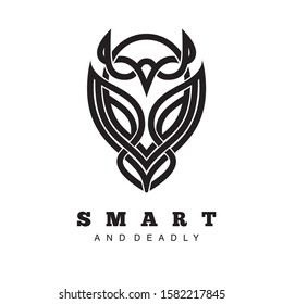 Owl Tribe Style Logo Template classic modern style