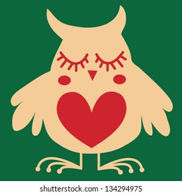 owl  / T-shirt graphics / cute cartoon characters / cute graphics for kids / Book illustrations / textile graphic