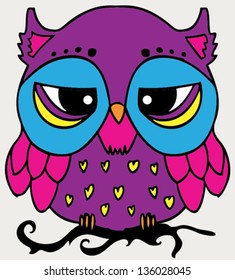 owl / T-shirt graphics / cute cartoon characters / cute graphics for kids / Book illustrations / textile graphic