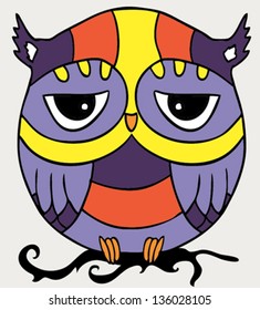 owl / T-shirt graphics / cute cartoon characters / cute graphics for kids / Book illustrations / textile graphic