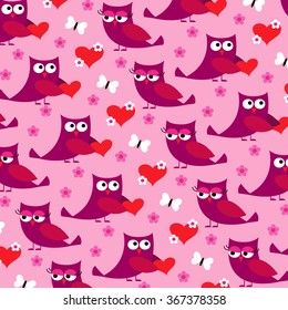 owl valentine pattern