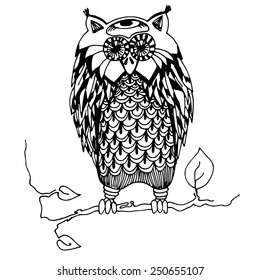 owl. vector
