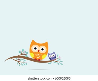 owl in vector