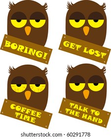 Owl - vector