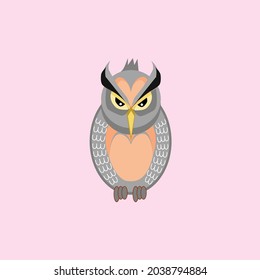 owl vector animal modern design