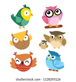 owl vector collection design