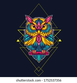 Owl vector design that you can use to design t-shirts and more