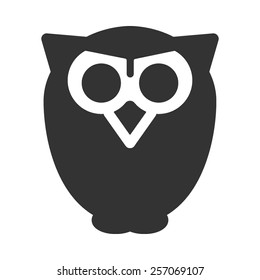 Owl vector halloween image to be used in web applications, mobile applications and print media.