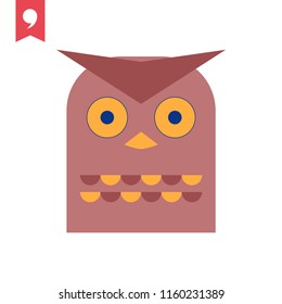 Owl vector icon