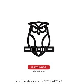 Owl vector icon