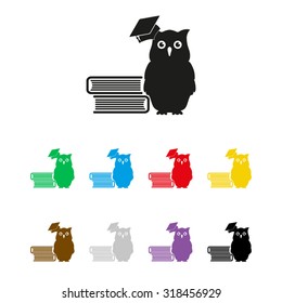 Owl  - vector icon