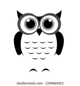 Owl Vector Icon. Owl Logo Template Design Emblem, Design Concept, Creative Symbol