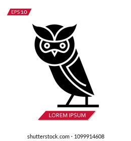owl vector icon symbol