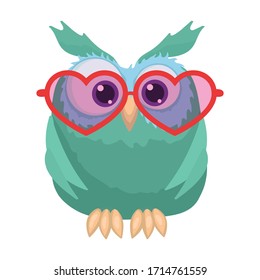 Owl vector icon.Cartoon vector icon isolated on white background owl.