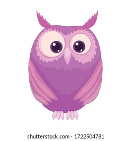 Owl vector icon.Cartoon vector icon isolated on white background owl.