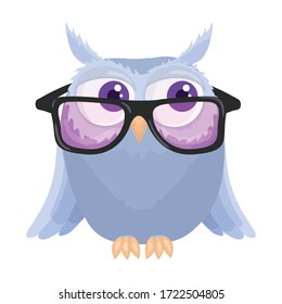 Owl vector icon.Cartoon vector icon isolated on white background owl.