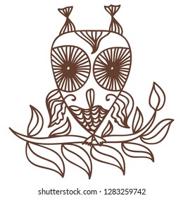 Owl. Vector illustration