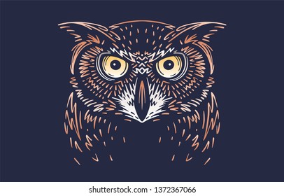 Owl Vector Illustration