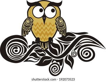 Owl vector illustration