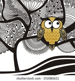 Owl vector illustration
