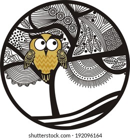 Owl vector illustration