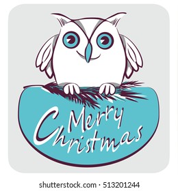 Owl. Vector Illustration.