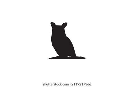 owl vector illustration design black and white