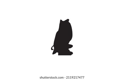 owl vector illustration design black and white