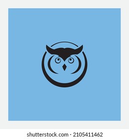 owl vector illustration design icon logo template