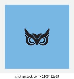 owl vector illustration design icon logo template
