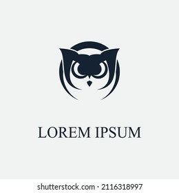 owl vector illustration design icon logo template