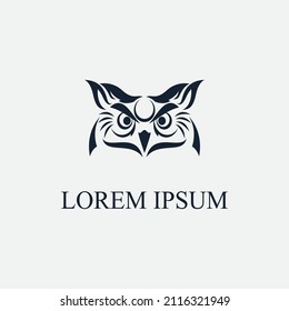owl vector illustration design icon logo template