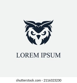 owl vector illustration design icon logo template