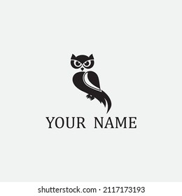 owl vector illustration design icon logo template