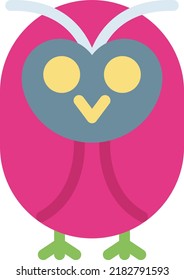 ilustración de owl Vector en un fondo transparente. Símbolos de calidad superior. Iconos vectoriales de color de línea para el concepto y el diseño gráfico.