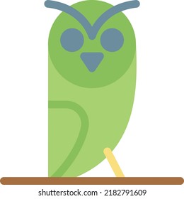 ilustración de owl Vector en un fondo transparente. Símbolos de calidad superior. Iconos vectoriales de color de línea para el concepto y el diseño gráfico.