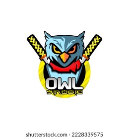owl vector illustration, perfect for games, logos, mascots, icons, templates, posters, advertisements, screen printing, t-shirts, etc.