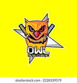 owl vector illustration, perfect for games, logos, mascots, icons, templates, posters, advertisements, screen printing, t-shirts, etc.