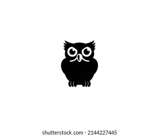 Owl Vector Isolated Icon. Owl Illustration