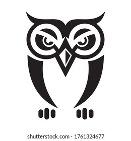 Owl vector logo for business