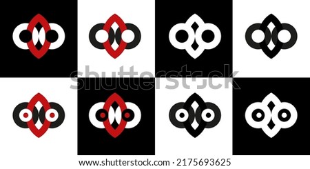 Owl Vector Logo Design and Eyes Logo and Glasses Logo Vector Design