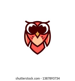 Owl Vector Logo Design Template