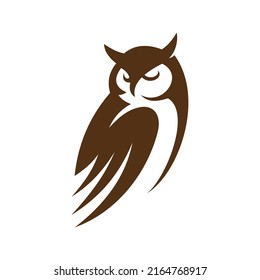 Owl Vector Logo Design Template