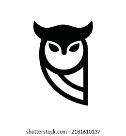 Owl Vector Logo Design Template