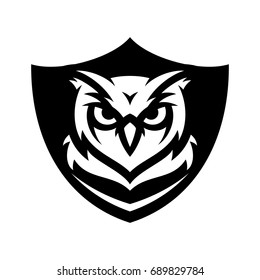 Owl - Vector logo / icon mascot illustration