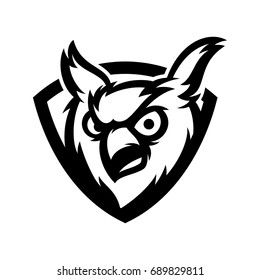 Owl - Vector logo / icon mascot illustration