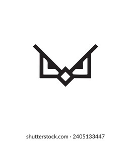 Owl vector logo icon modern 