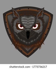 the owl vector logo illustration